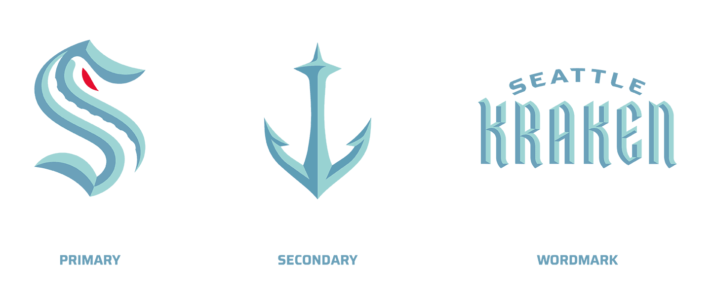 Seattle Kraken – Warum die Fans und das Team die Marke lieben werden Headerimage_Logo Versionen.png